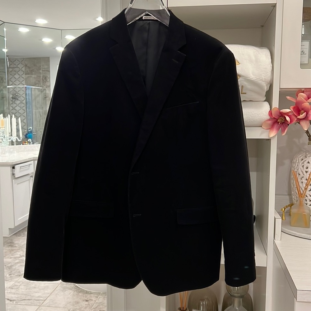 Corduroy mens blazer trim fit size 46 R